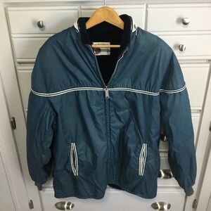 Vintage SILTON Of California Chore Coat Full Zip Hood L